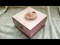 Vintage Decoupage Box - How To Decoupage On Wood