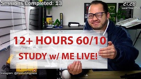 study with me live 12 sessions pomodoro COMLEX LEVEL 1 USMLE STEP 1