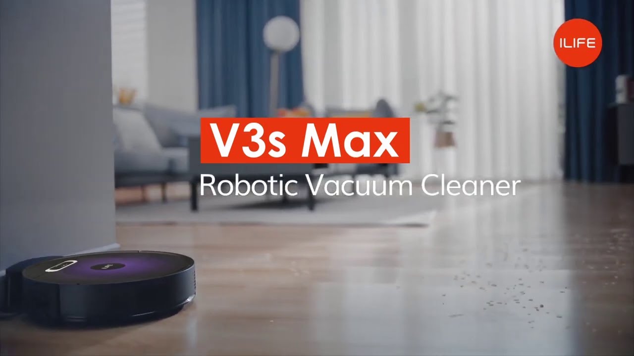 ILIFE V3s Max 2in1 Robotic Vacuum Cleaner & Mop Introduction Video