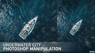 Underwater City Photoshop Manipulation tutorial