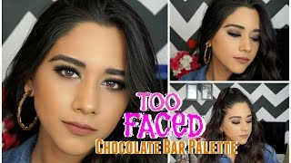 Too Faced Chocolate Bar Palette Smokey Eye | aliigonzaalez screenshot 2