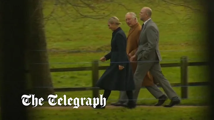 King Charles laughs with Zara and Mike Tindall on ...