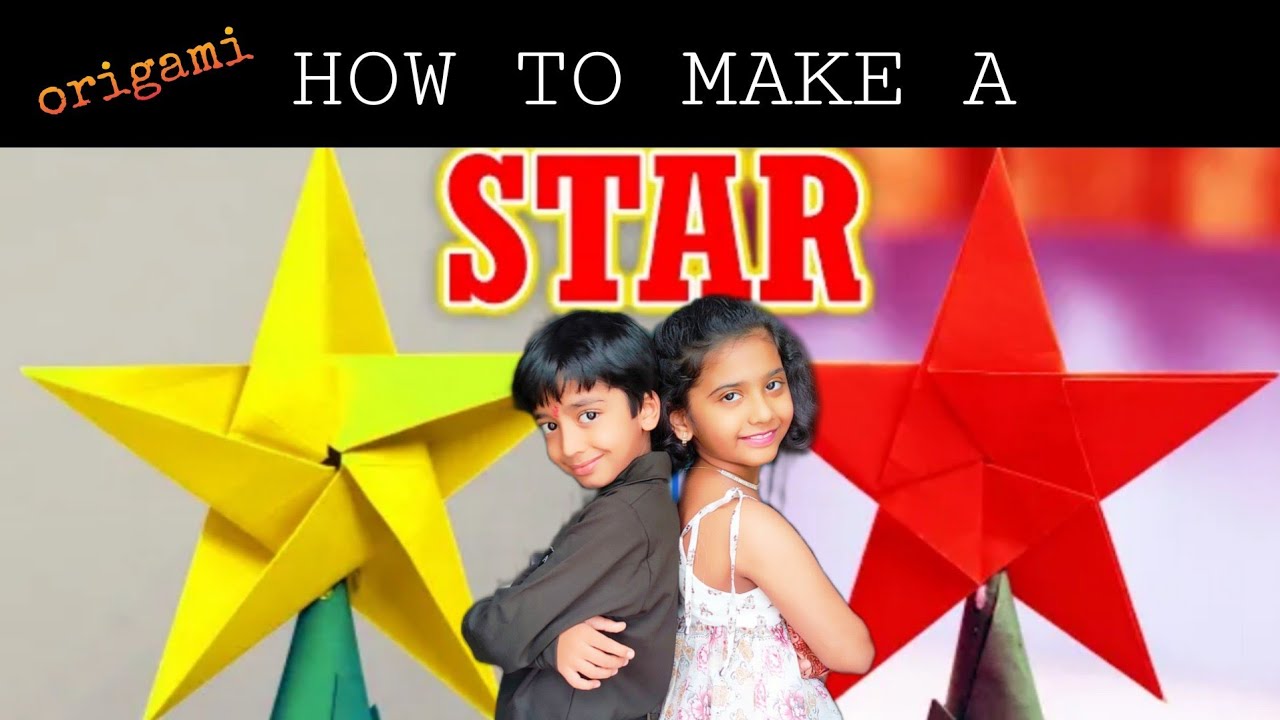 how-to-make-a-star-from-craft-paper-christmas-origami-youtube