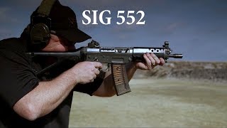 SIG 552, швейцарский малогабаритный автомат для специальных полицейских подразделений