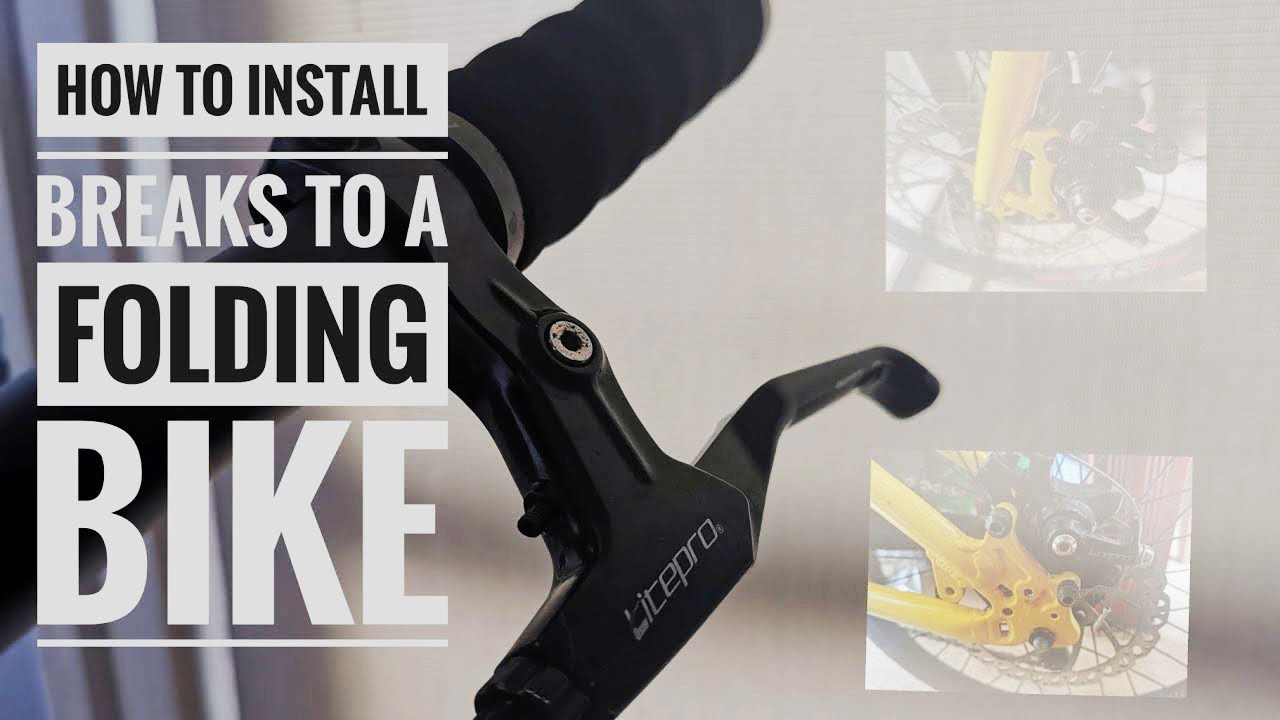 How to install breaks to a Folding Bike | | LitePro Cyclery | Crius Folding Bike | Ang sarap magbike