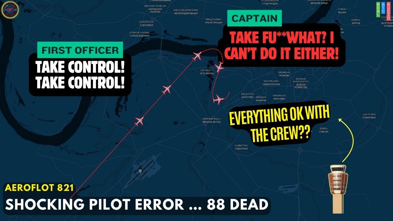 Drunk and Disoriented Pilot Crashes Boeing 737, Killing 88 #atc - YouTube