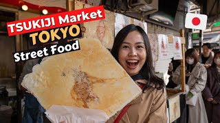 10 STREET FOOD at TOKYO Tsukiji Outer Market | Things to do in Tokyo for 24 HOURS