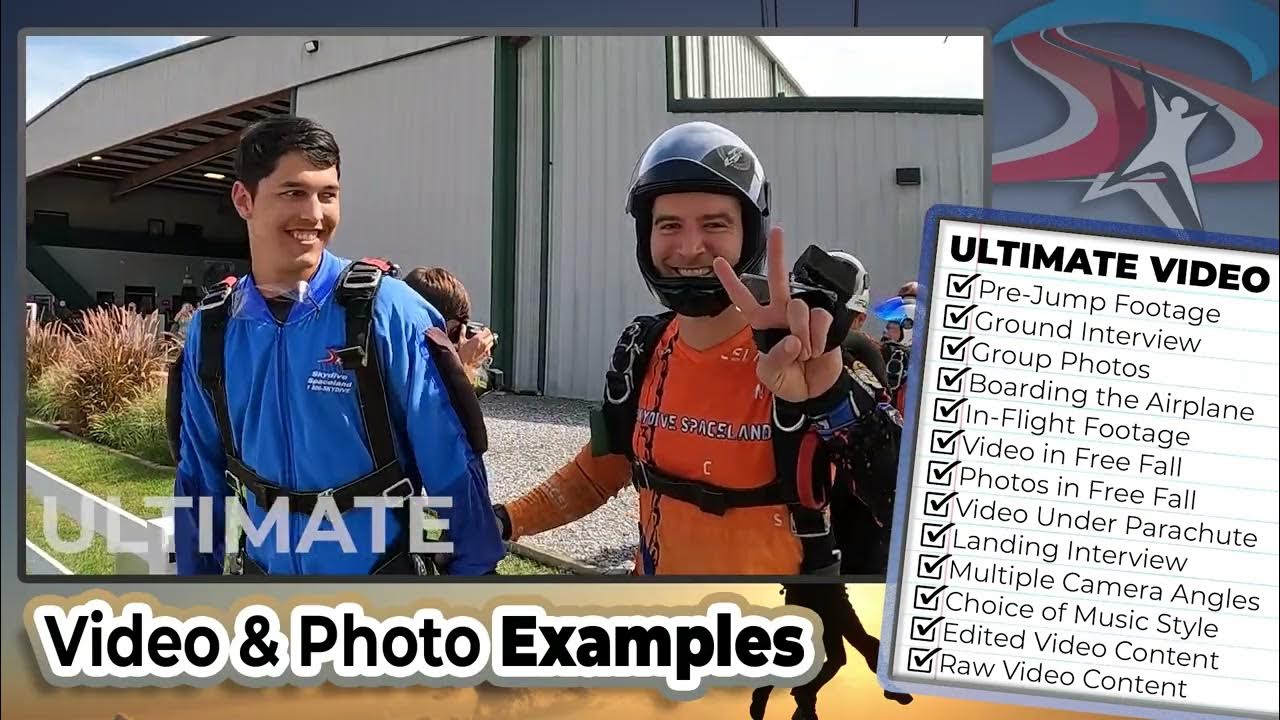 Skydive Spaceland Video Package Examples YouTube