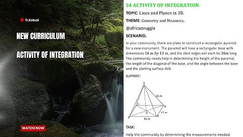 S4 Activity Of Integration solution topic 5 ........@africastruggle
