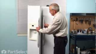 GE Refrigerator Temp Control in Housing Part # WR55X10040 WR17X10716 
