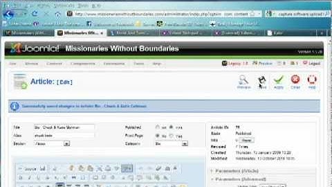 Joomla Quick Tip - Changing Page Title in Joomla 1.5