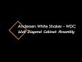Andersen White Shaker - Wall Diagonal Cabinet Assembly
