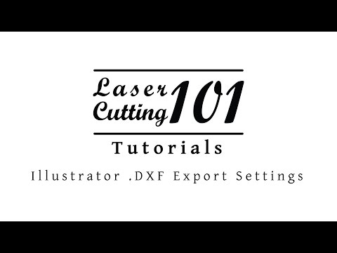 Illustrator .DXF Export Settings