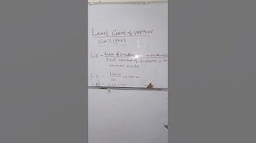 Least count of vernier calliper