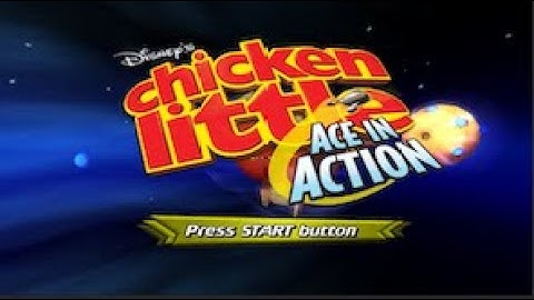 Chicken Little: Ace in Action (PS2) Intro + Gameplay