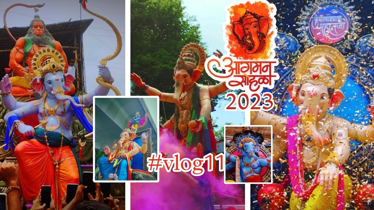 GANPATI BAPPA AAGMAN SOHALA 2023 | MUMBAI  GANPATI BAPPA AAGMAN 2023 #vlog11 #mumbai #parelworkshop