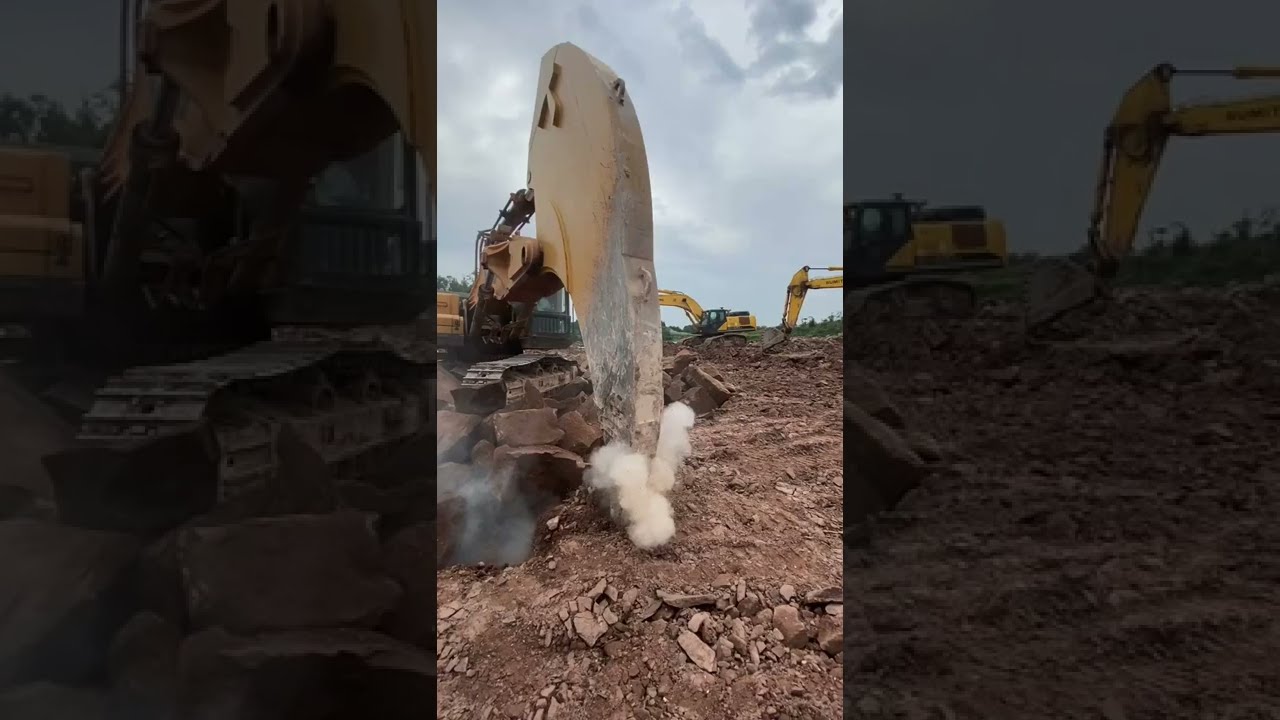 Excavator Rock Ripper Boom and Arm YouTube
