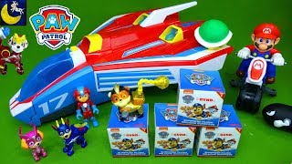 Paw Patrol Surprise Toys Mighty Pups Super Paws Mighty Jet Nintendo Mario Blind Bags Toys Kids Video