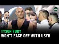 Tyson Fury REFUSES to face off with Oleksander Usyk | Fury vs. Usyk Press Conference