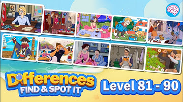Level 81-90 Differences - Find & Spot It (Guru Game) #differencesfindspotit