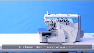 Jack E4 Overlock Machine #sewing #textile #jack #oubarigulf