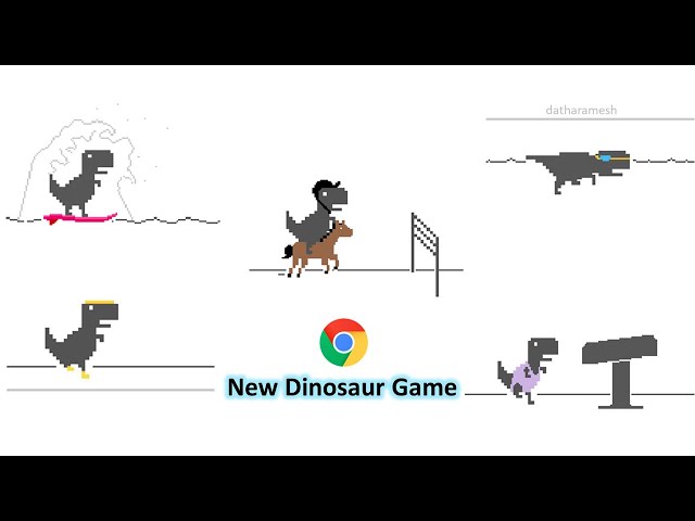 Chrome's Dino game gets an Olympic-themed overhaul