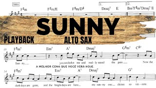 SUNNY [ALTO SAX SHEET MUSIC] PLAYBACK - Bobby Hebb