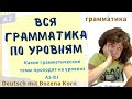 🇩🇪 Какие темы изучают на уровнях А1, А2, В1 🇩🇪