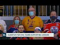 Alberta’s NHL teams show support for Ukraine