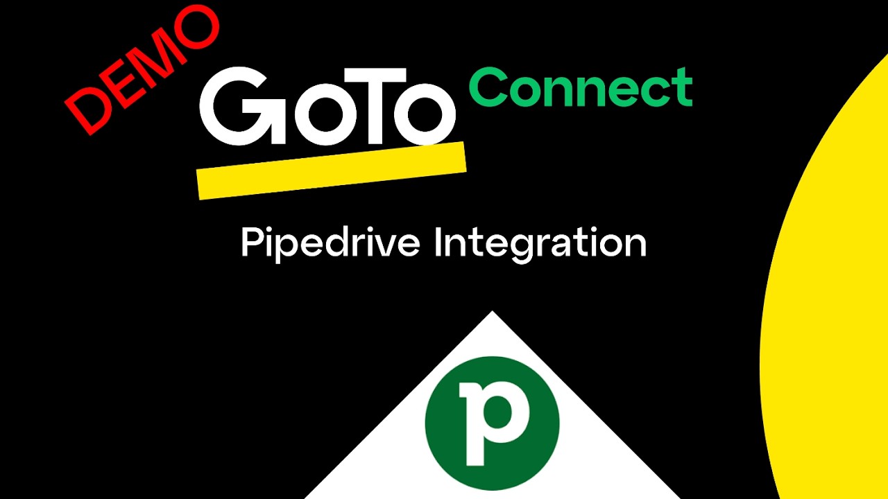 GoTo Connect Pipedrive Integration - YouTube