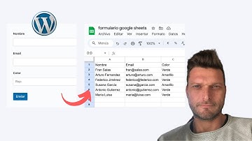 ✅ Automatizar FORMULARIO con Hoja de Cálculo GoogleSheets | WordPress