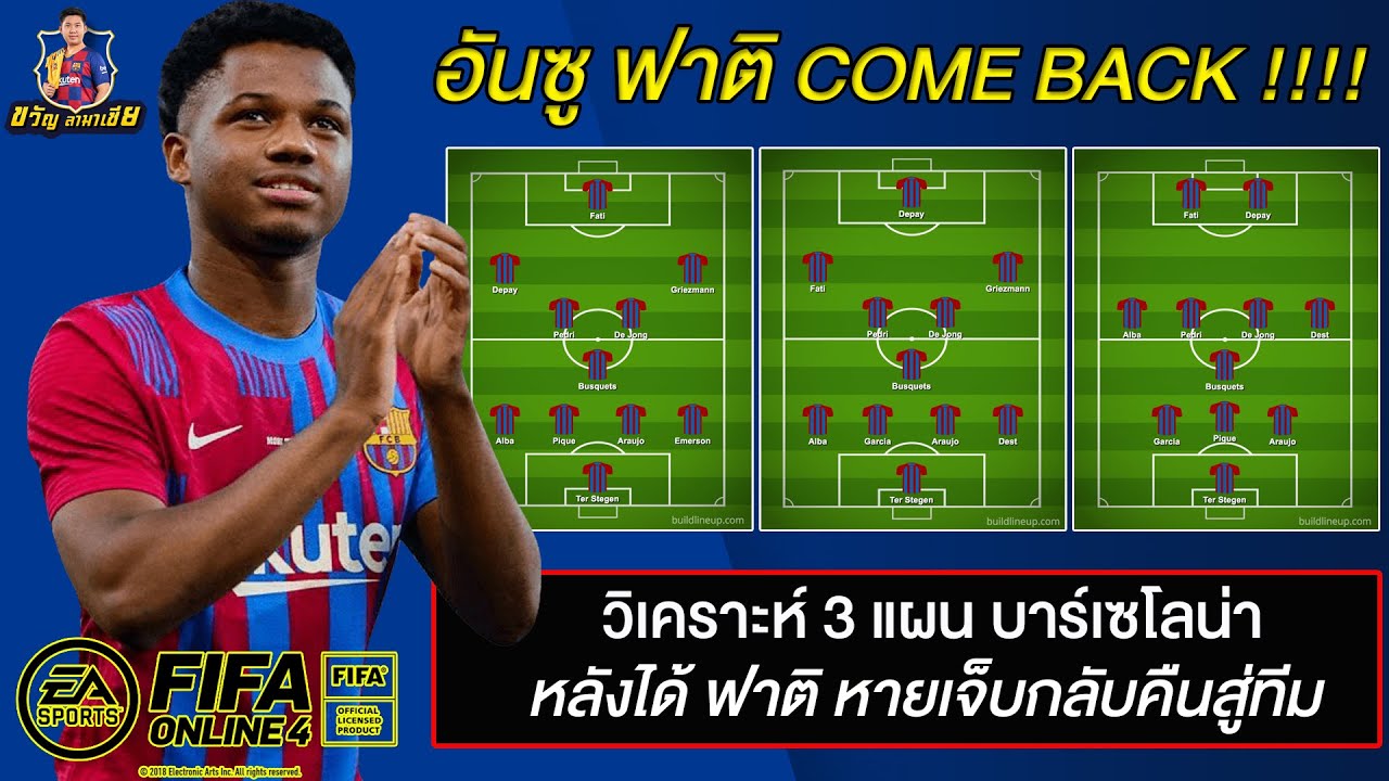 อันซู ฟาติ Comeback !! วิเคราะห์ 3 แผน บาร์เซโลน่า หลังได้ ฟาติ คืนสู่