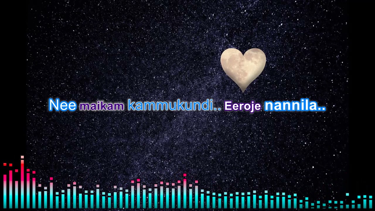 Ninne Ninne Kora song Karaoke With Lyrics