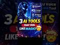 AI Is Getting Scary 😳 | 3 AI Tools You Must Try #Shorts