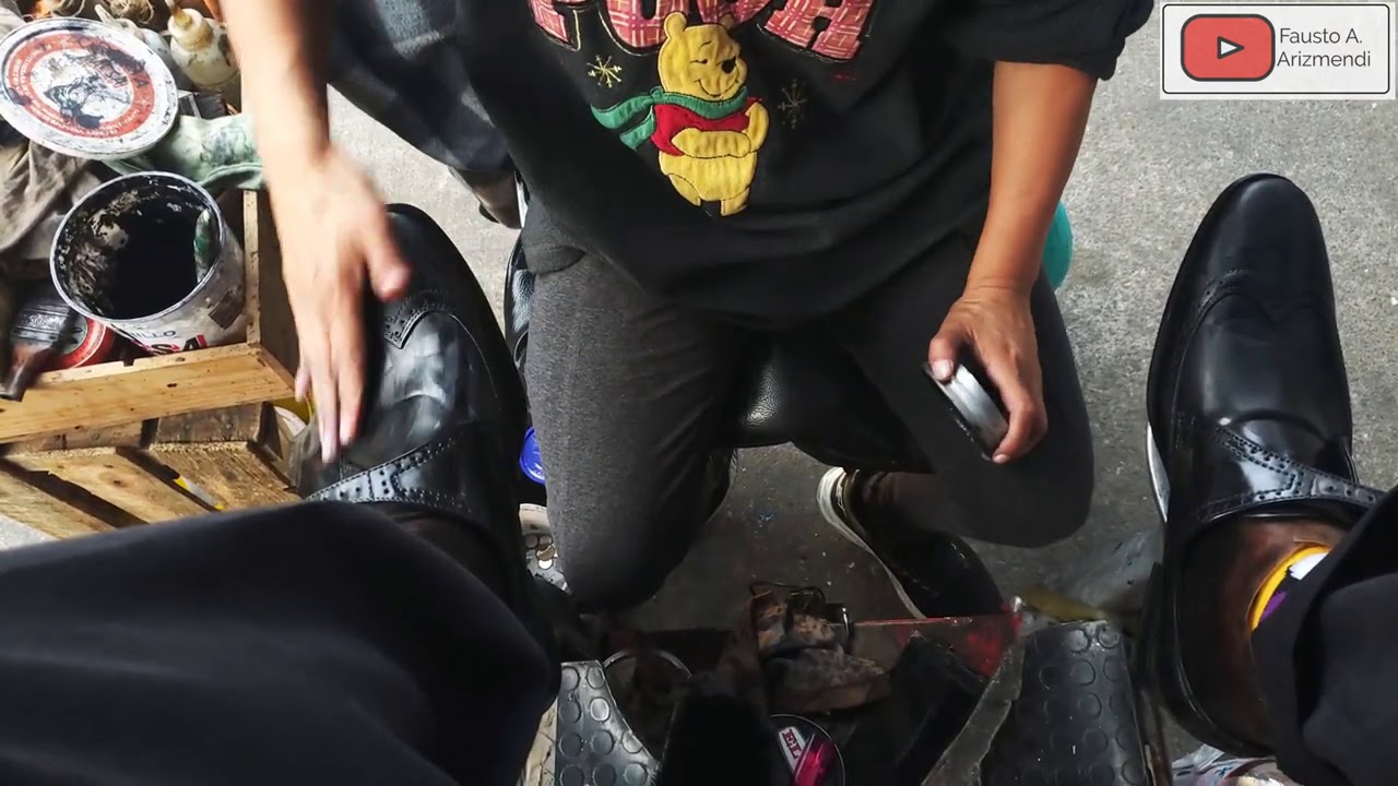 S4E1 Detailed shoe shine on cheap shoes #cheapshoeschallenge #ASMR #shoeshine #visitashoeshiner
