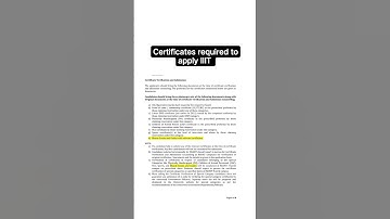 Certificates required to apply IIIT #Iiit #rguktadmissions2023 #aprguktiiit