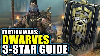 DWARVES Faction Wars Guide - HOW TO 3-STAR EVERY LEVEL - RAID: Shadow Legends
