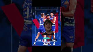 DOGS BEAT DEES IN SUNDAY THRILLER | Dogs v Dees | Mini Review #afl #bulldogs #sports #footy #demons