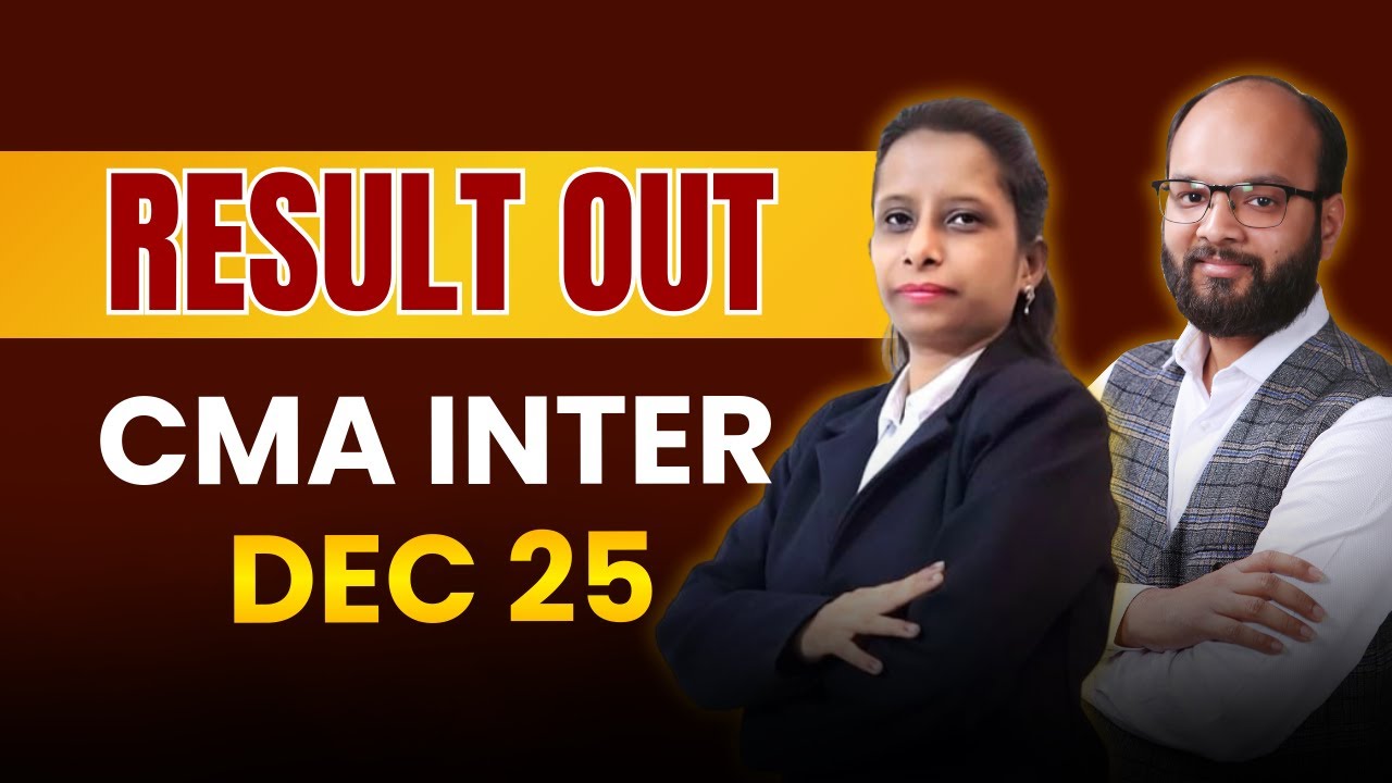Result Out CMA Inter Dec 25 | CMA Inter Result Dec 25 | ICMAI Exams ...