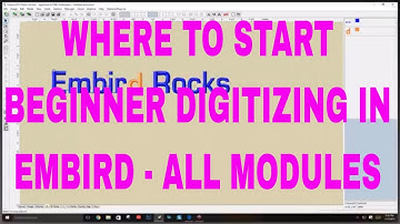 Beginner Digitizing Where do I start in Embird? EMBIRD TUTORALS FREE