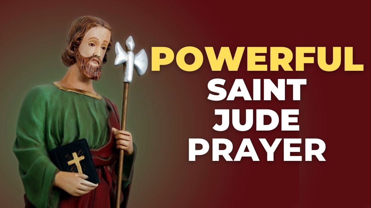 The Powerful Saint Jude Prayer for a Miracle in Your Life YouTube