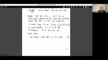 Introduction to additive combinatorics lecture 9.5 --- Freiman