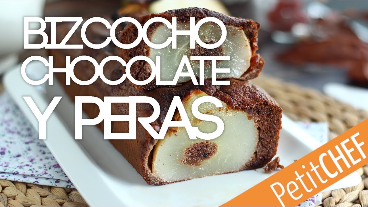 Receta de bizcocho de chocolate y peras | Petitchef