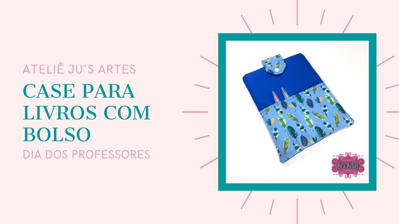 Case para Livros com Bolso - Dia dos Professores
