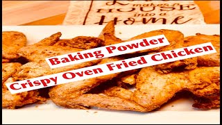 CRISPY OVEN FRIED CHICKEN WINGS W BAKING POWDER QUICK EASY