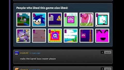 [Sploder][Old] Boss chaos remake. by Joacocapurro