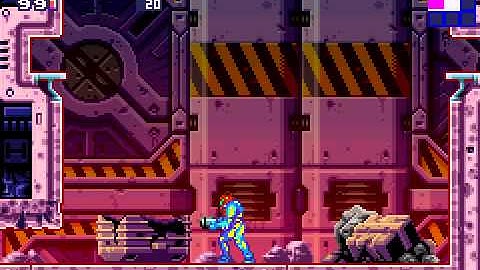 Metroid Fusion (GBA / Game Boy Advance) walk through part 1