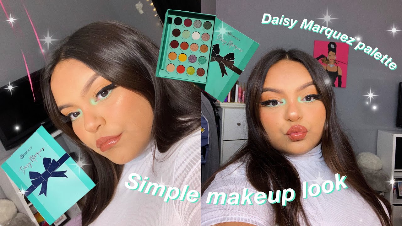 Simple makeup look using Daisy Marquez palette// Daisy Marie