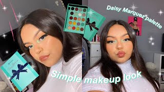 Simple makeup look using Daisy Marquez palette// Daisy Marie