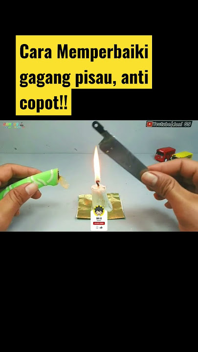 rahasia gagang pisau anti copot!!!  #shorts #pisau #idekreatif